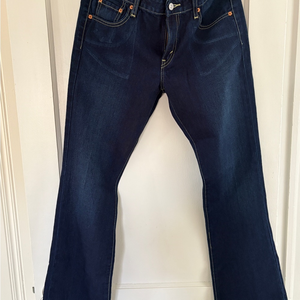 Levi's Women's Dark Wash Low Rise Flare Jeans
